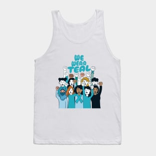 Sexual Assault Awareness - We Wear Teal - SAAM Tank Top